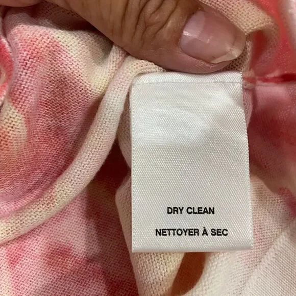 Kate Hill 2 pieces cardigan and sleeveless tie dye top set size XS 100% cotton - Picture 10 of 12